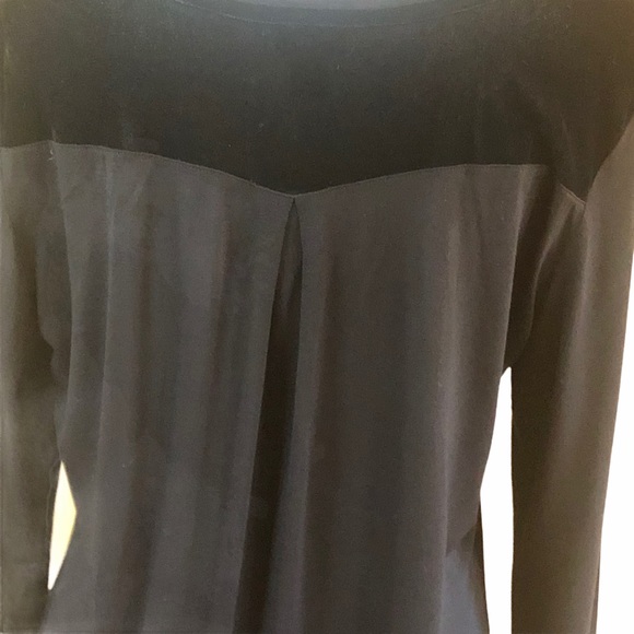 Willi Smith - Rayon and Velvet blouse size L - Picture 3 of 7